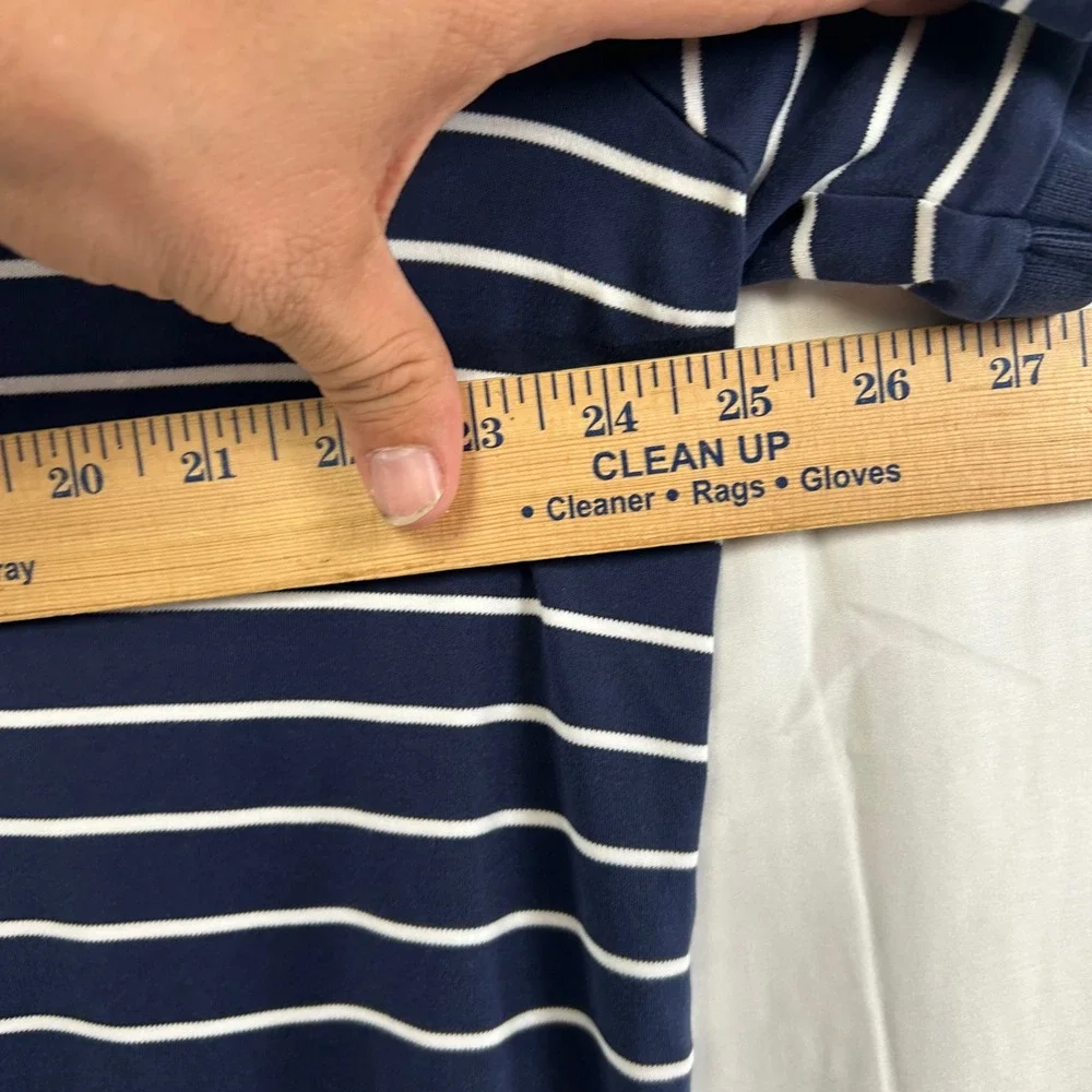 Polo Ralph Lauren Polo Shirt Mens XL Blue Striped Classic Fit Short Sleeve